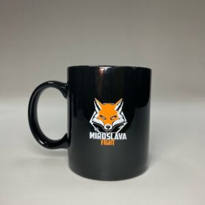 Кружка черная тампопечать в 2 цвета